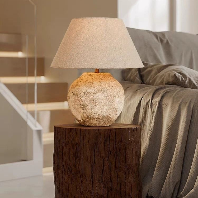 The Toscana Rustic Stone Table Lamp