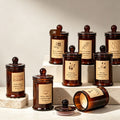 The Apothecary Scented Candle Collection (Aroma Therapy — formulated to cure stress/tension/improve overall health)