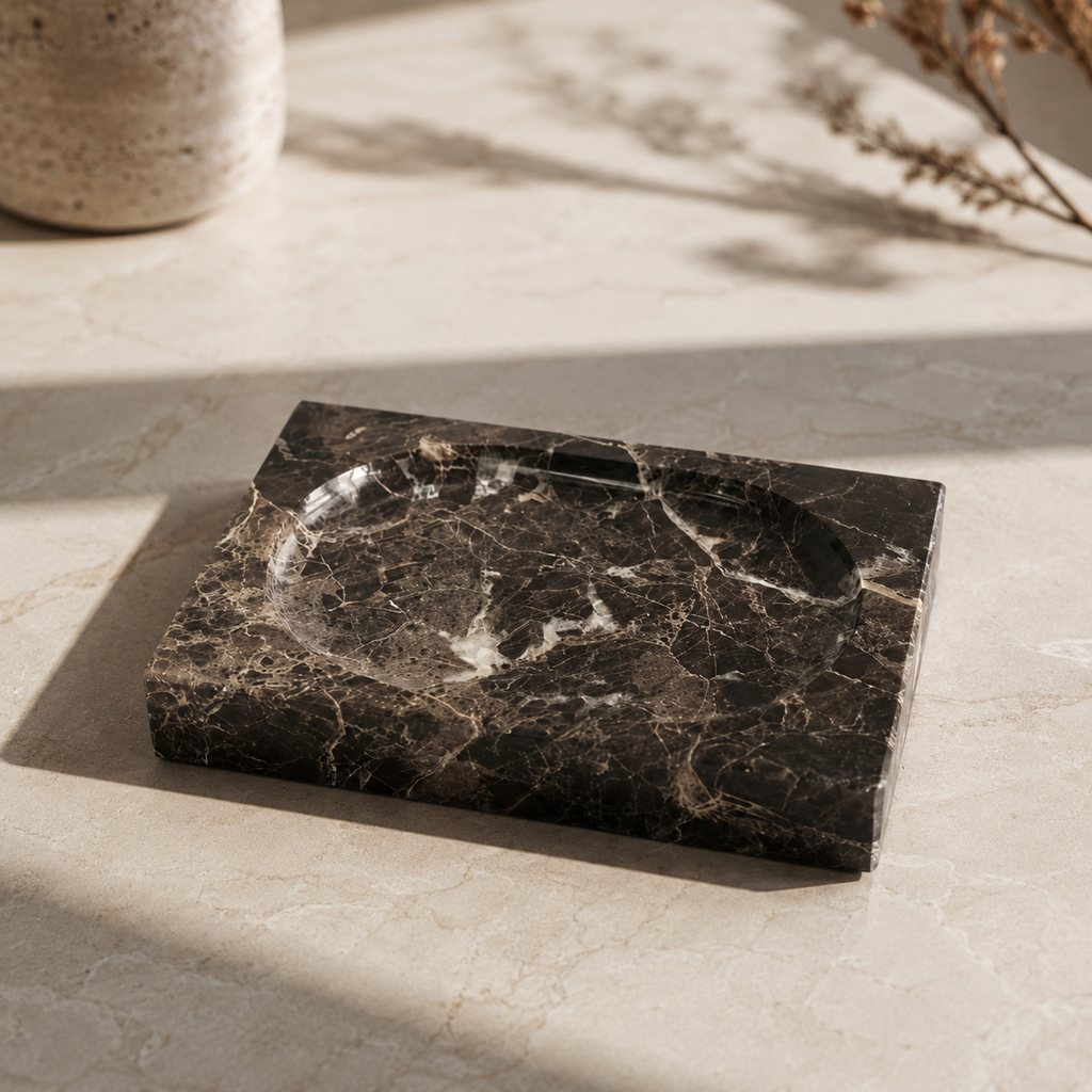 The Emperador Marble Catchall