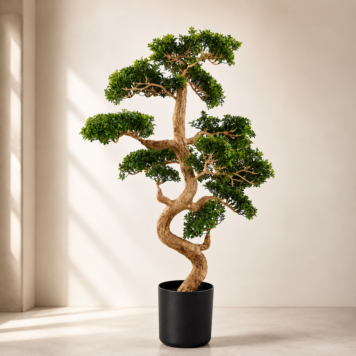 The Kyoto Sculptural Bonsai Tree | Decorative Faux Greenery