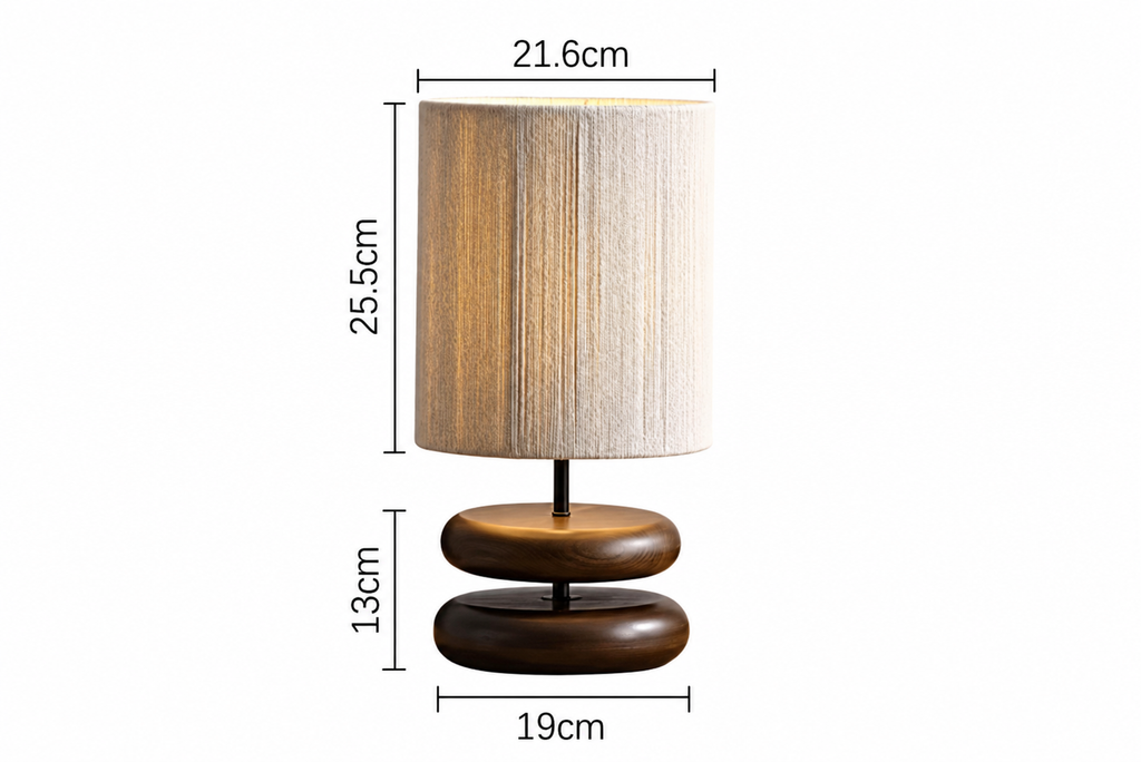 The Pebble Wood Table Lamp