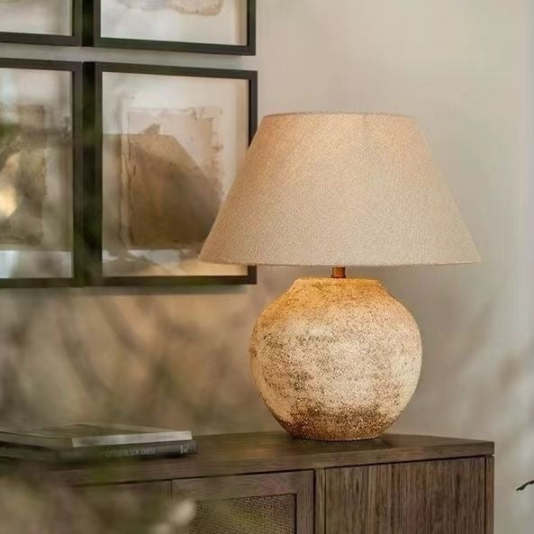 The Toscana Rustic Stone Table Lamp