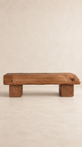 The Sienna Rustic Wood Bench