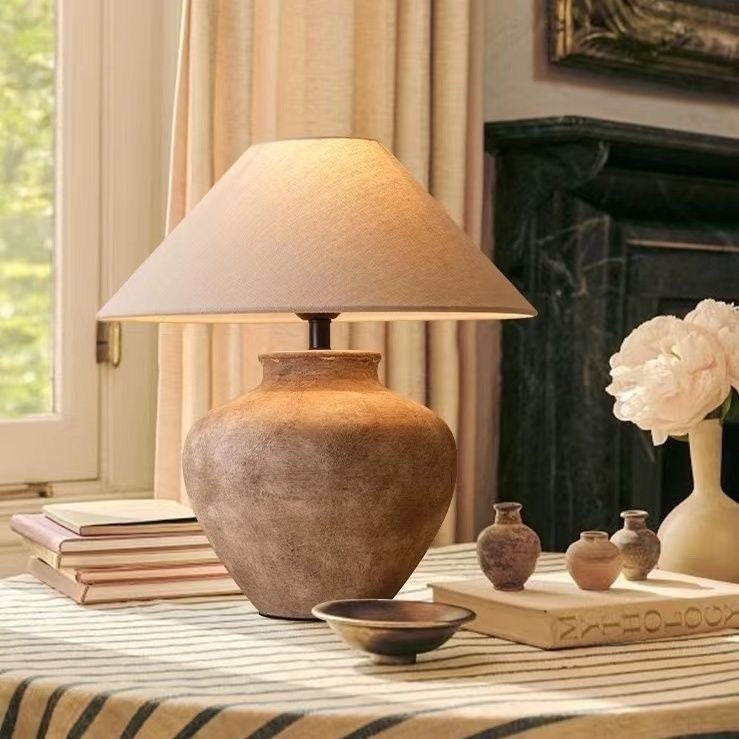 The Siena Earthenware Table Lamp