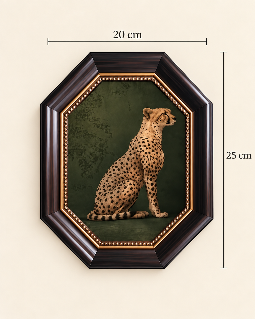 Framed Wall Art - Resting Leopard