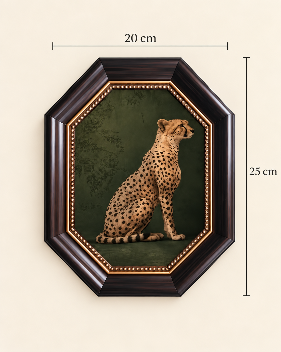 Framed Wall Art - Resting Leopard