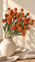 The Sienna Pom Pom Stem | Decorative Faux Botanical