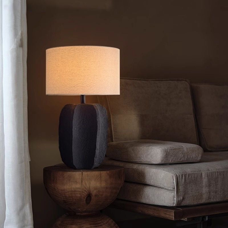 The Noire Sculptural Table Lamp