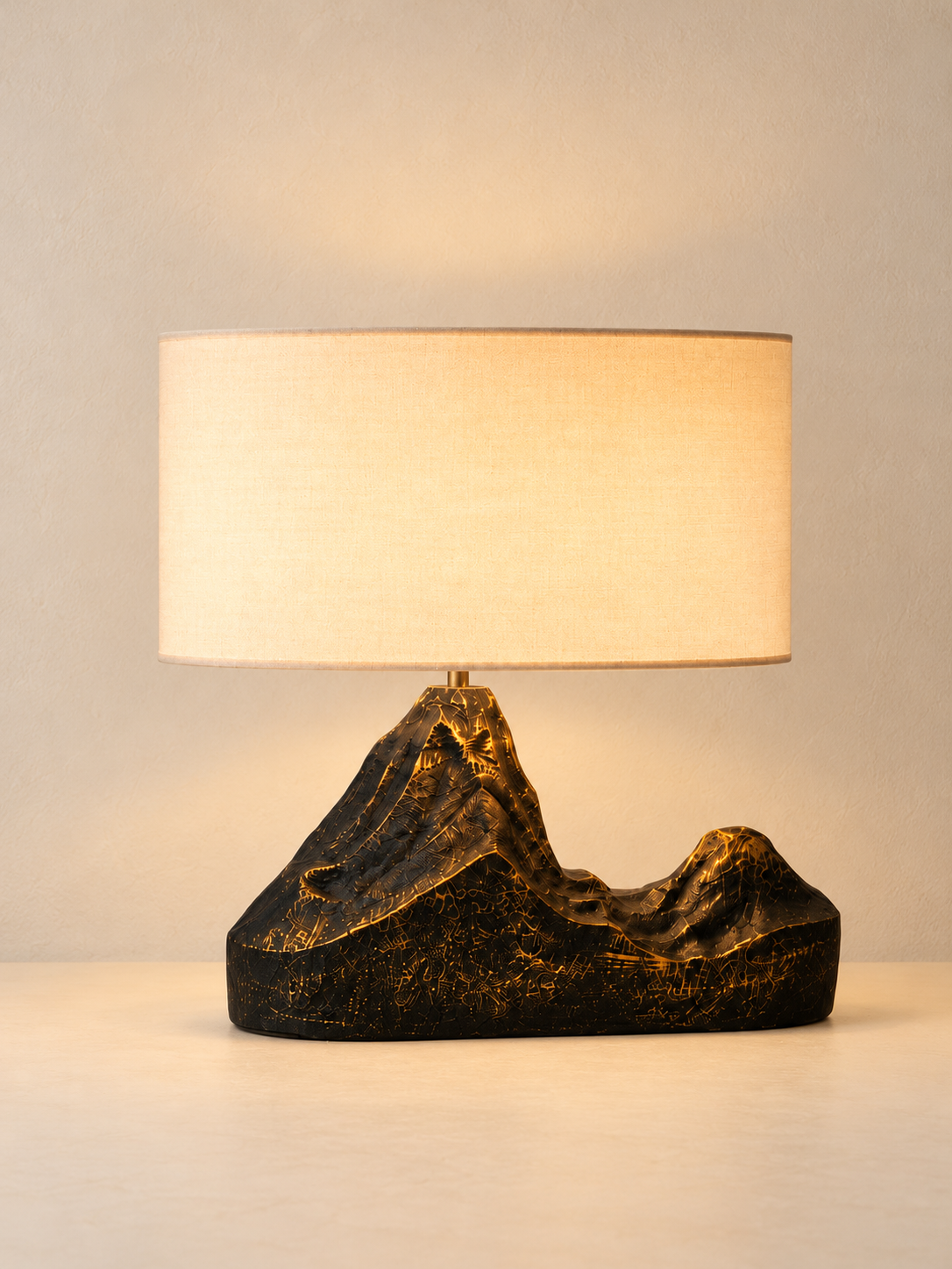 The Montagne Sculptural Table Lamp