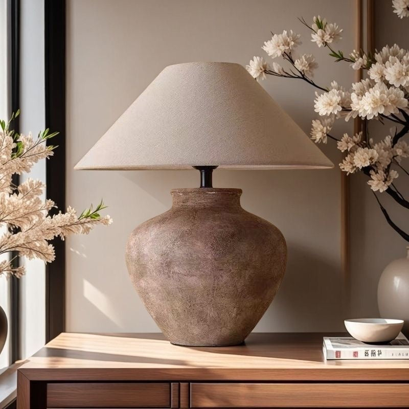 The Siena Earthenware Table Lamp