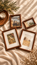 The Beaded Wood Gallery Frame