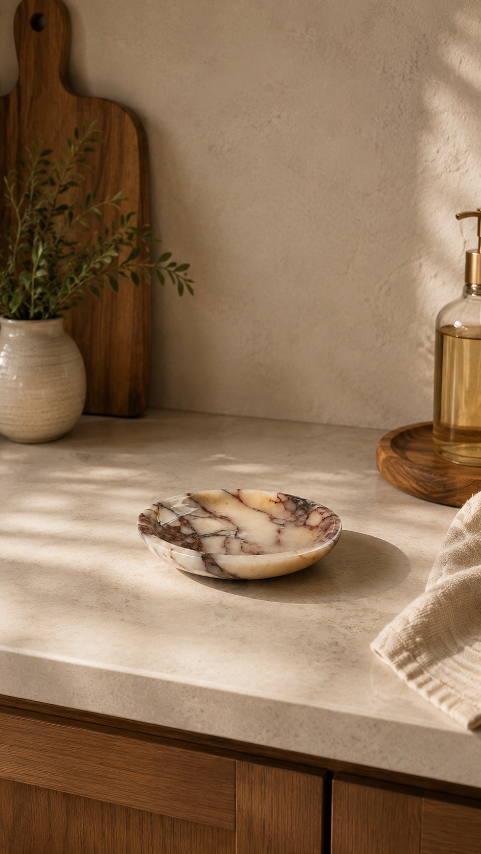 The Lavande Marble Catchall | Decorative Stone Dish