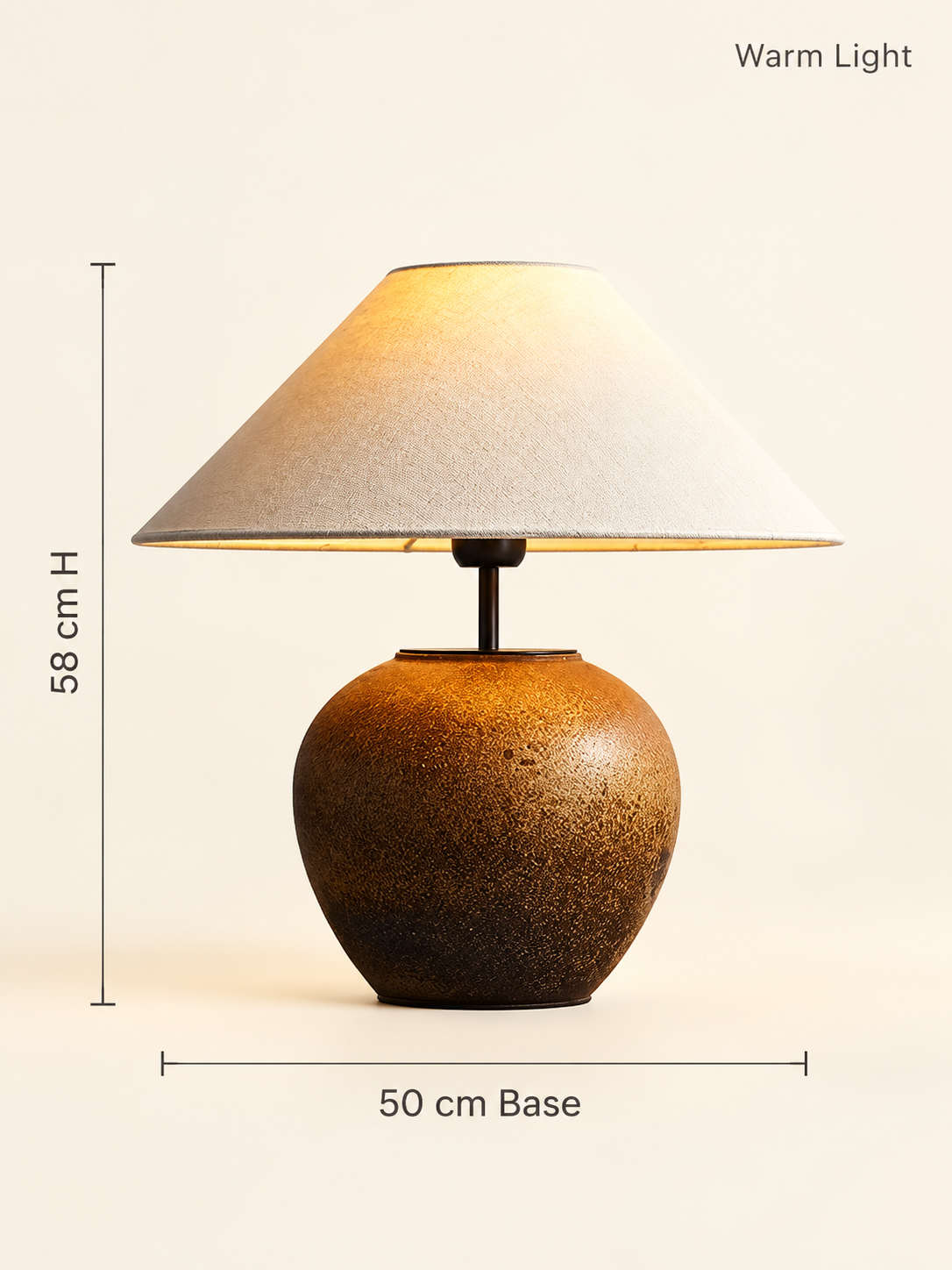The Sienna Terracotta Table Lamp