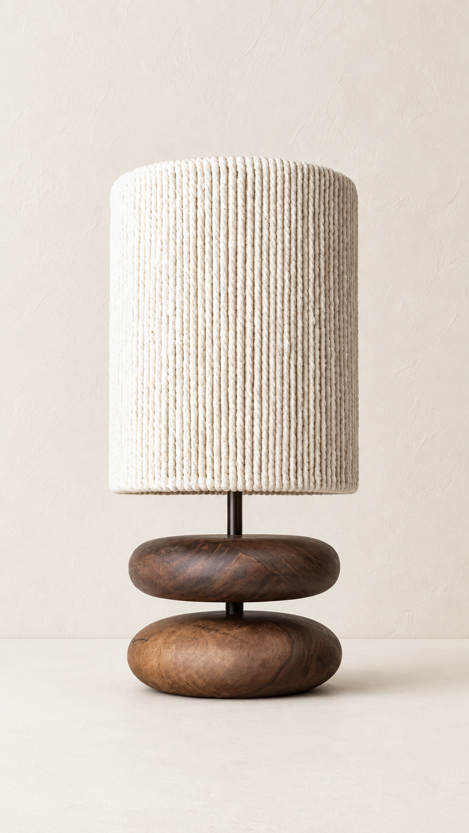 The Pebble Wood Table Lamp