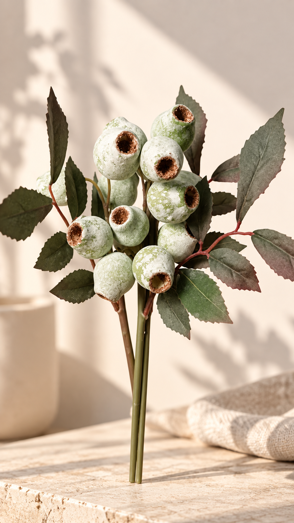 The Provence Frosted Berry Stem | Decorative Faux Botanical