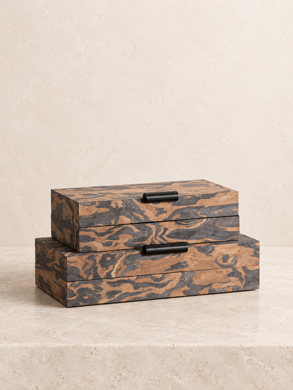 The Sienna Marbled Decorative Boxes