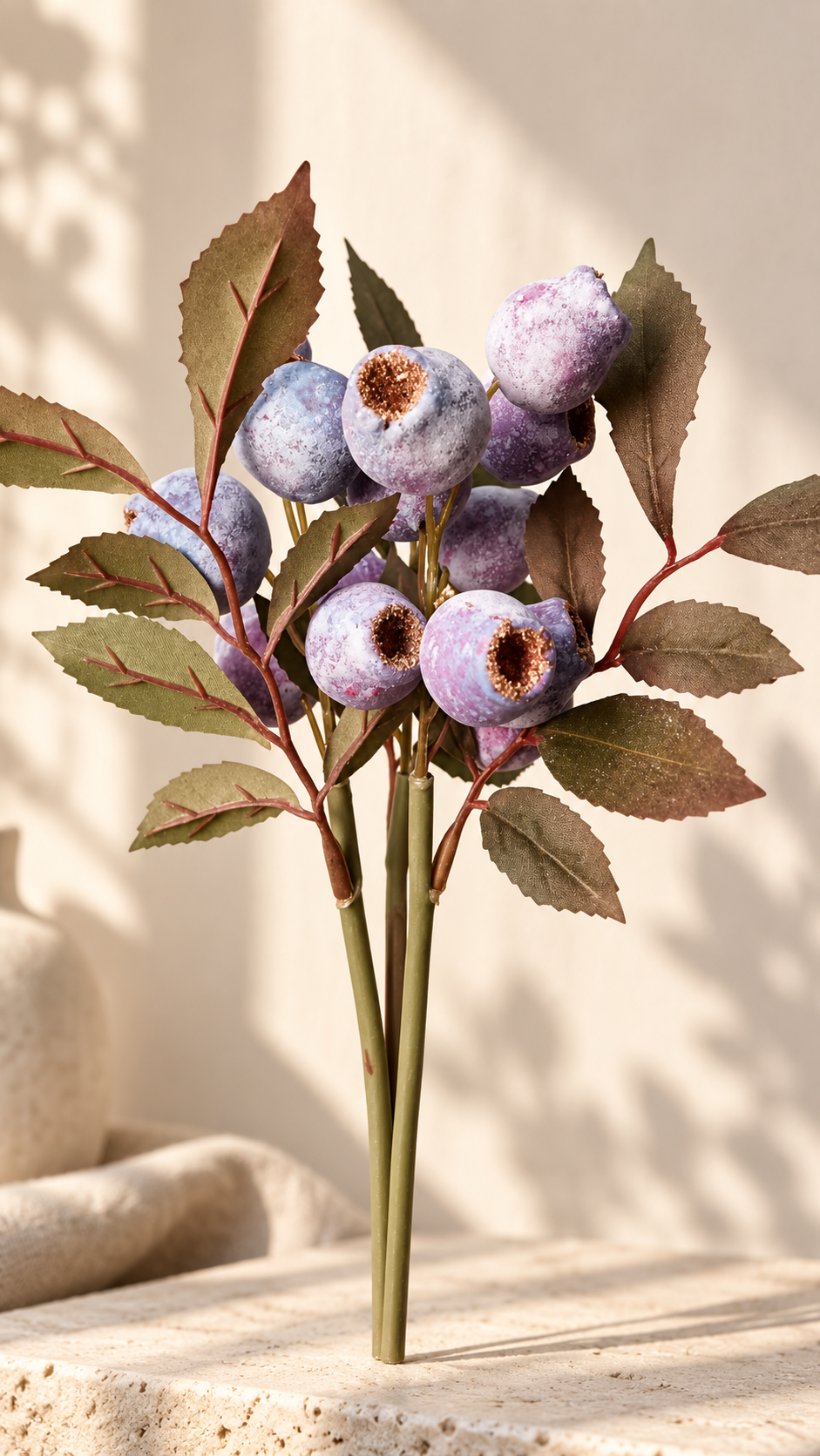 The Provence Frosted Berry Stem | Decorative Faux Botanical