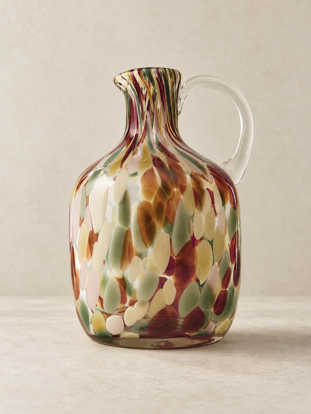 The Murano Confetti Glass Pitcher