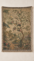 English Garden Floral Tapestry Wall Hanging