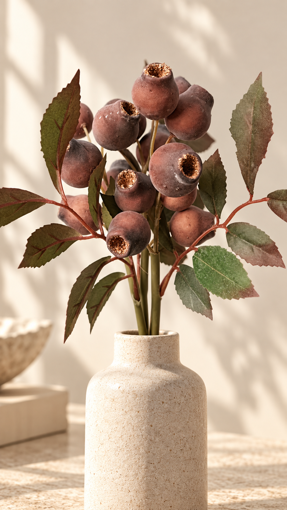 The Provence Frosted Berry Stem | Decorative Faux Botanical