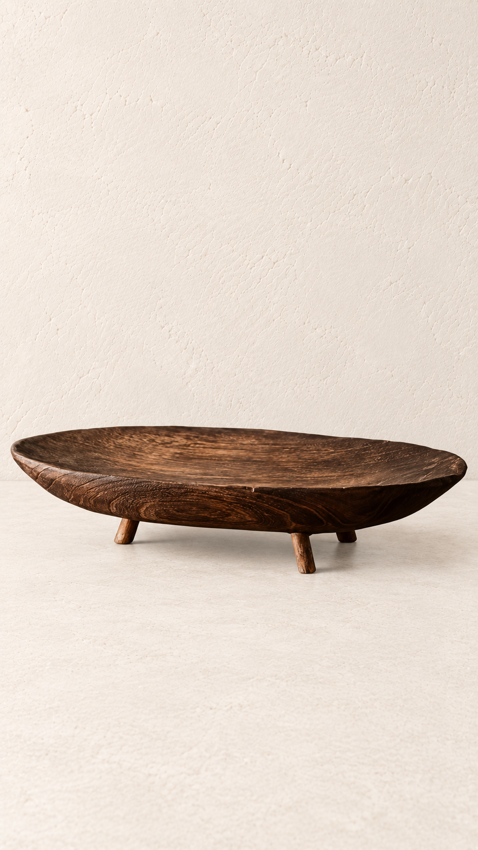 The Heirloom Footed Wood Bowl