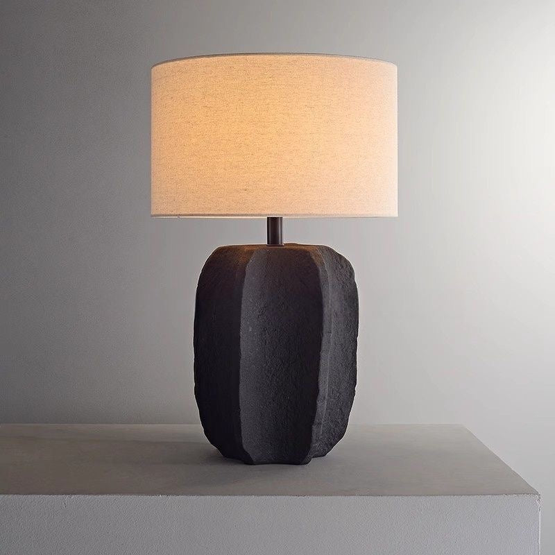 The Noire Sculptural Table Lamp