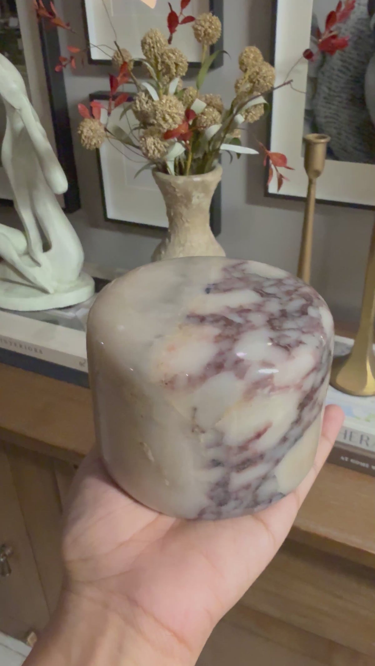 The Aurelia Alabaster Lamp